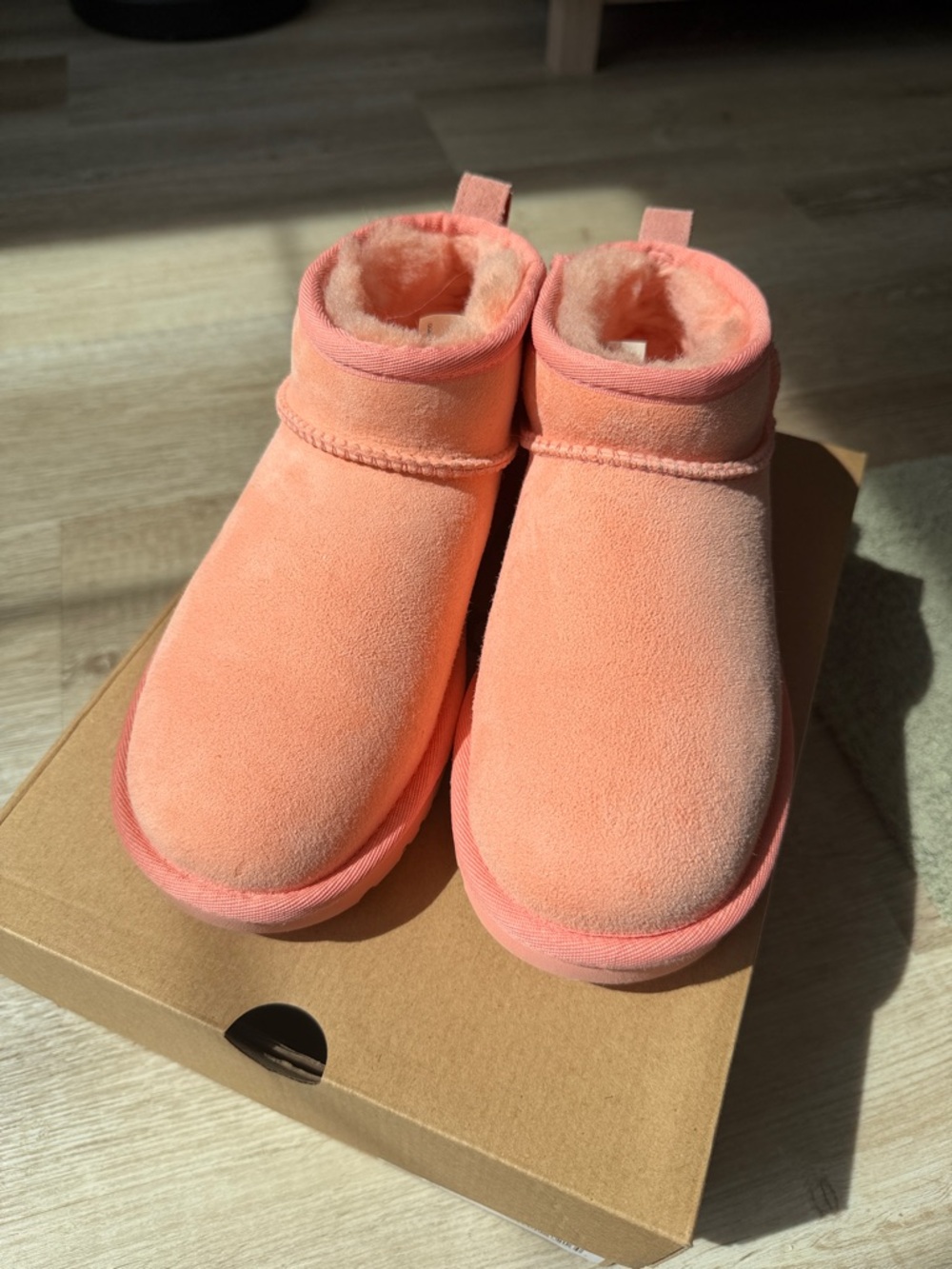UGG Coral Suede Ankle Booties